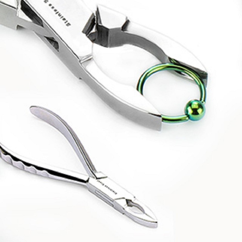 Small Ring Closing Pliers Body Piercing Tool for 1/2″ Diameter Or Less – Stainless Steel