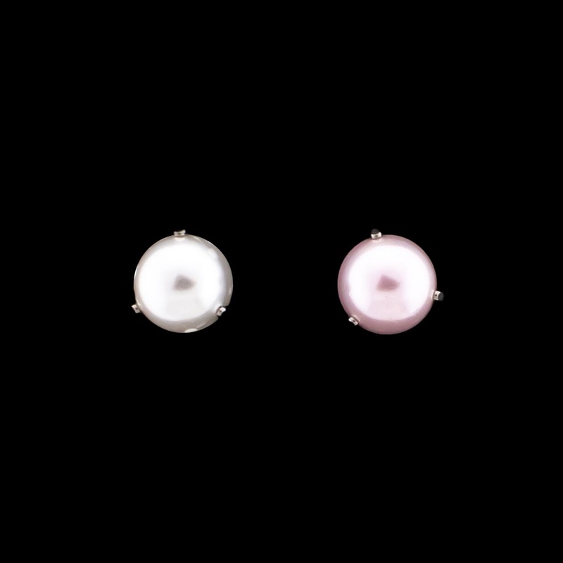 14G Dara – Internally Threaded 14G (1.6mm) 3mm Pink Pearl