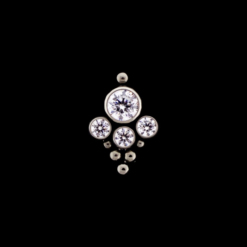 14G Gerdi – Internally Threaded 14G (1.6mm) 11mm x 7mm Clear