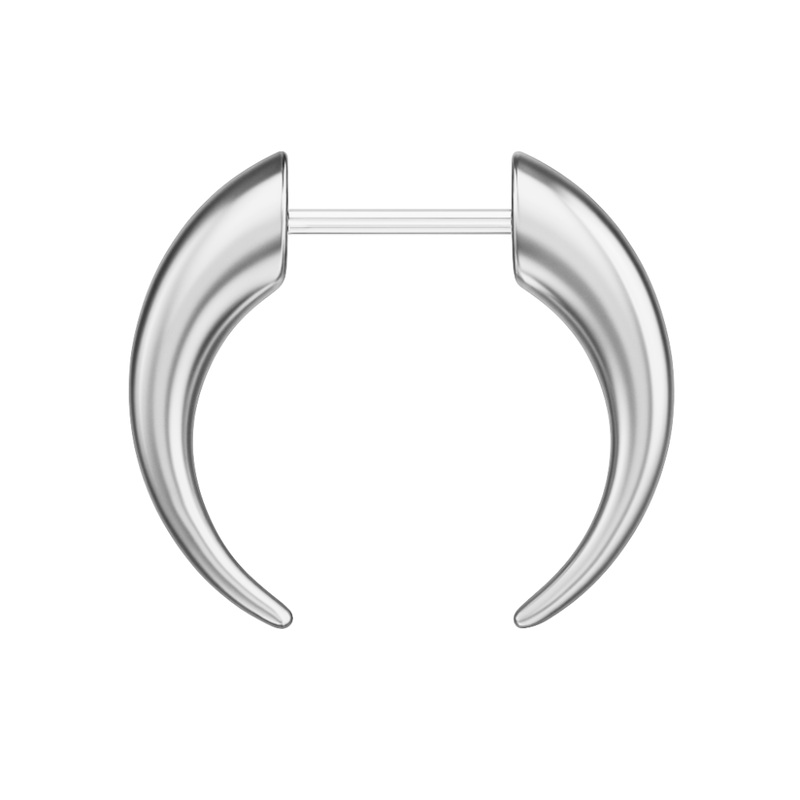 Faux Stretched 8GA Septum Pincher Ring – Stainless Steel