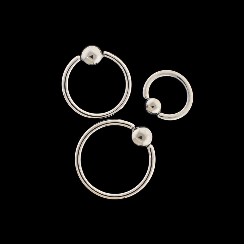 14G Captive Bead Rings 14G (1.6mm) 8mm (5/16″)