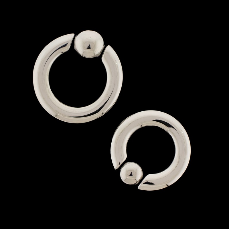 2G Captive Bead Rings 2G (6mm) 1/2″ 8mm ball