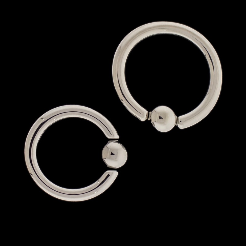 8G Captive Bead Rings 8G (3mm) 13mm (1/2″)