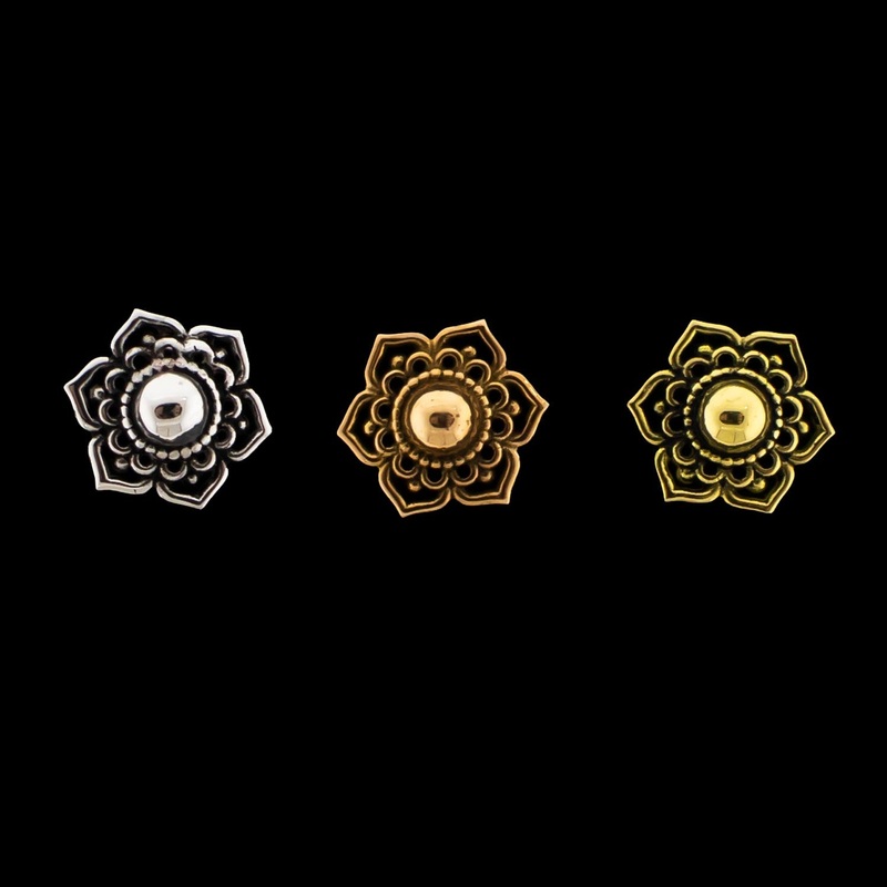 Mandala Yellow Gold 6mm