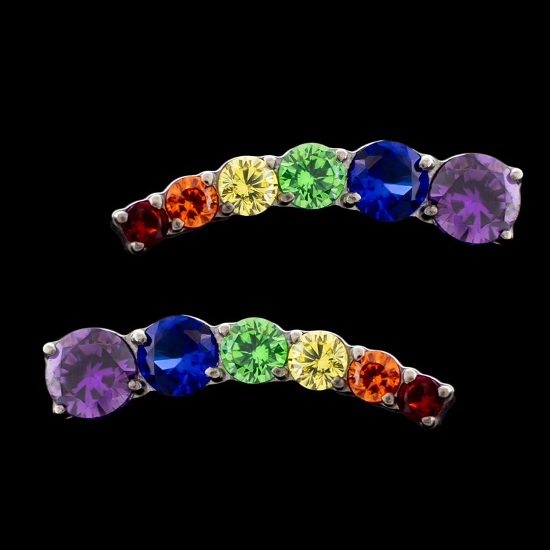 Idalia Rainbow Left Titanium