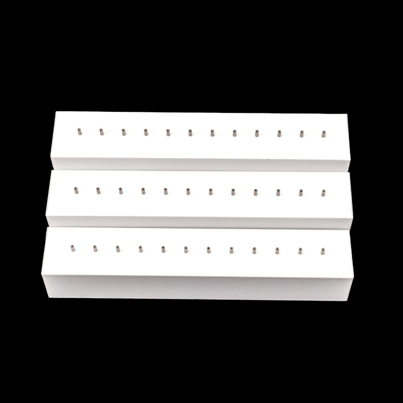 Threadless Jewelry Plastwood Display Blocks (Set of 3) Plastwood White