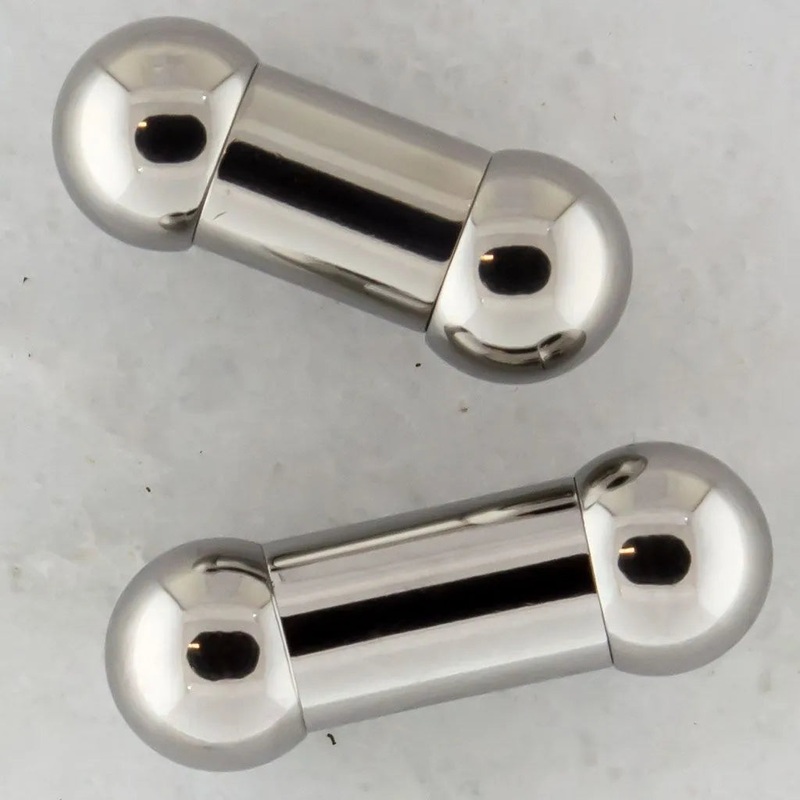 00G Steel Internally Threaded Straight Barbell 00G (10mm) 1/2″ (13mm) 12mm