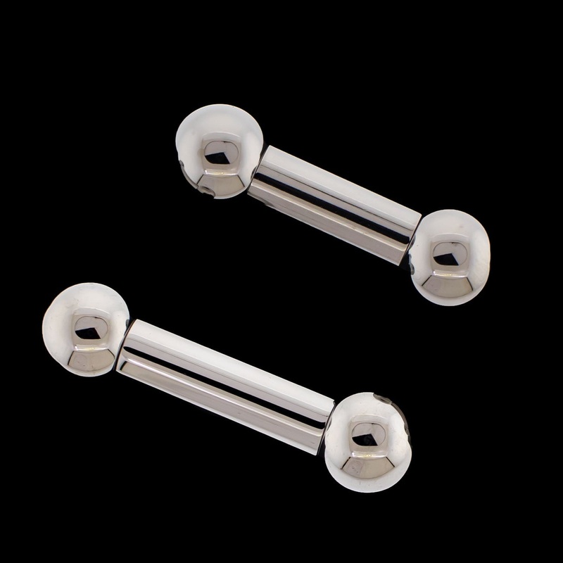 4G Titanium  Internally Threaded Straight Barbells 4G (5mm) 13mm (1/2″) 8mm