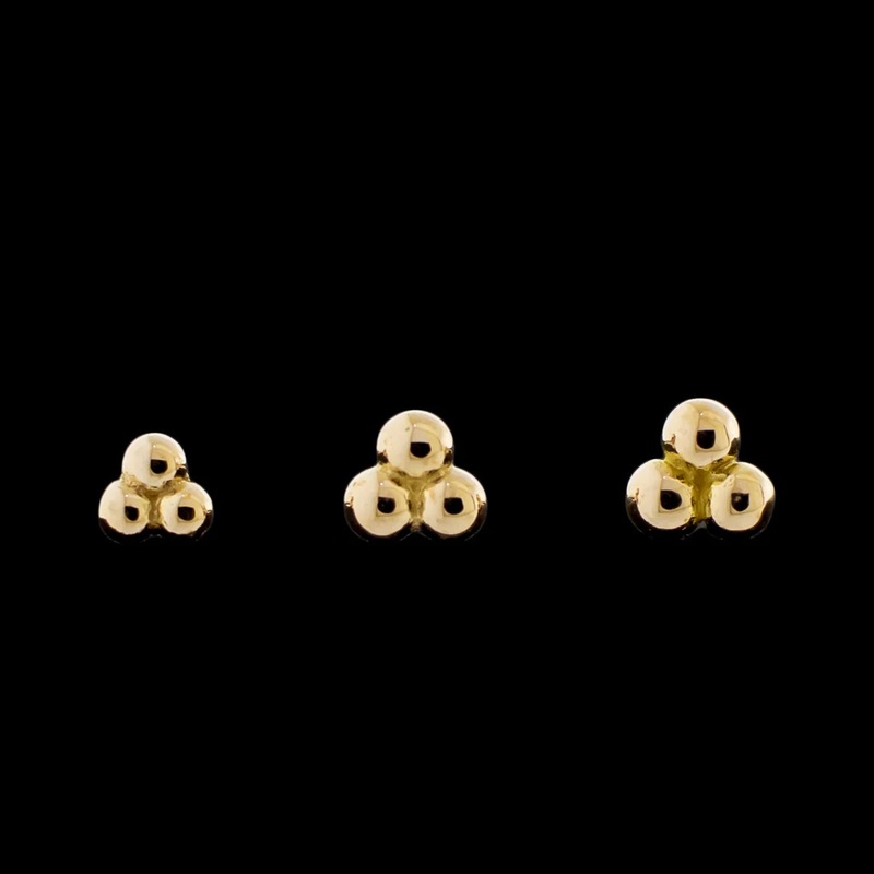 Trilogy – 14KT Gold Threadless End Yellow Gold 2.5mm