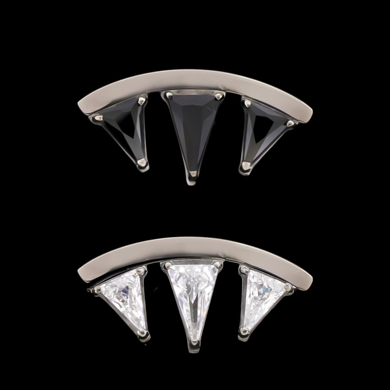Vortex – Titanium Threadless End 13mm x 7mm Clear