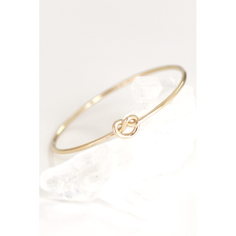 18K 14K Solid Gold Mother’s Gift Simple Plain Love Heart Ladies Cuff Armband Bangle Bracelet 14K Yellow Gold 15cm