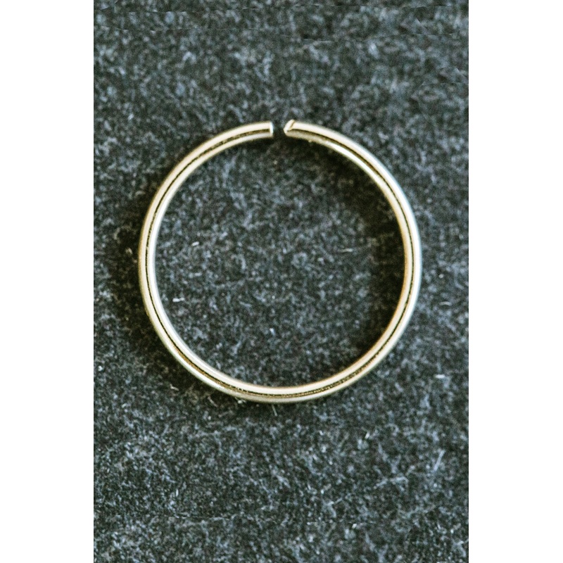 Tragus Cartilage Daith Helix Inner Outer Conch Hoop Ring Ear Piercing -10K Solid Gold 10K Gold 6mm