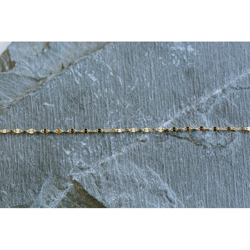 14K Gold Mother’s Bridesmaid Gift Cute Personalized Dragonfly Chain Anklet Bracelet Gold 17cm +Extension 2cm