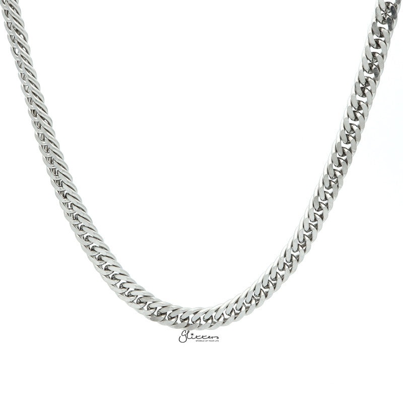 Stainless Steel Curb Link Chain Necklaces – 5.5mm width | 61cm length