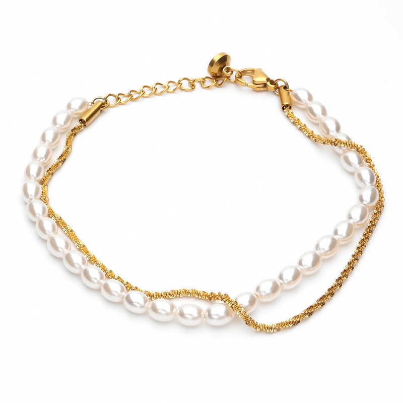 Double Layered Women’s Bracelet – Gold