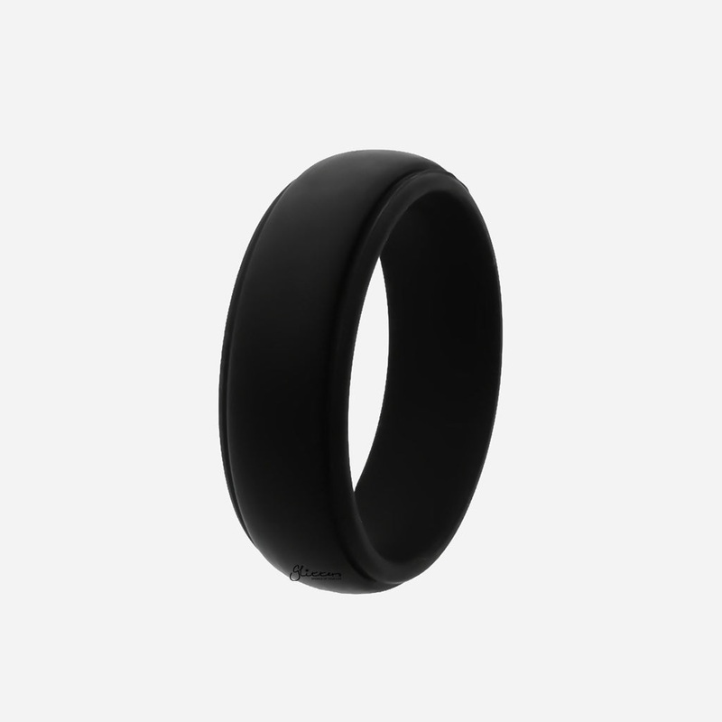 Silicone Step Edge Ring – Black #8