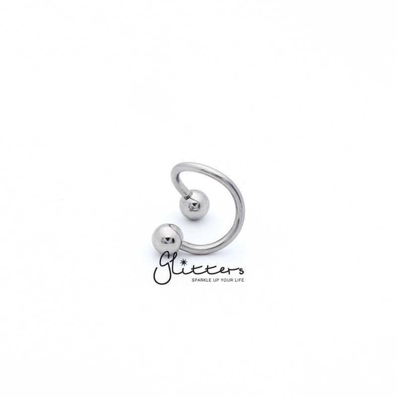 16GA 316L Surgical Steel Twist Circulars – 8mm | 10mm 8mm