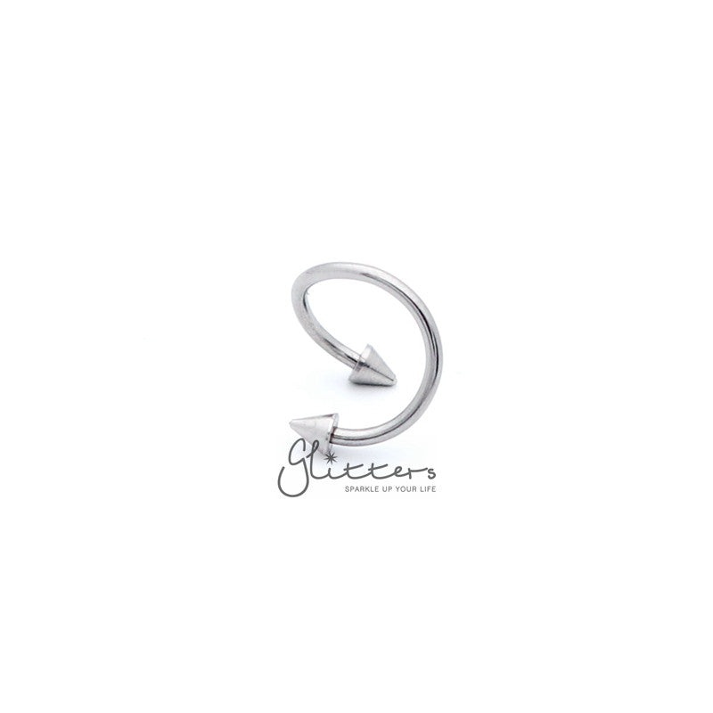 16GA Surgical Steel Twists with Spikes – 8mm | 10mm 8mm