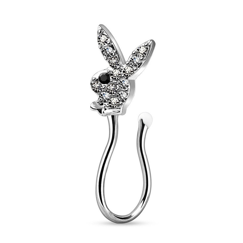 Playboy Bunny Non Piercing Nose Ring