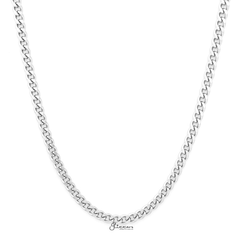 Stainless Steel Curb Chain Men’s Necklaces – 4.5mm width | 61cm length
