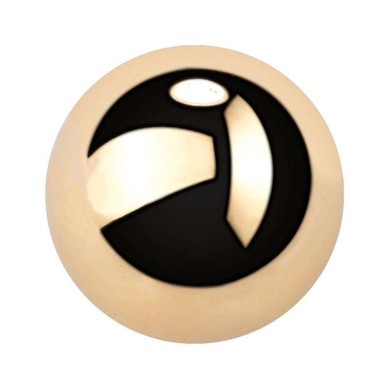 14K Gold Replacement Ball for Captive Bead Ring 14K Yellow Gold 3mm