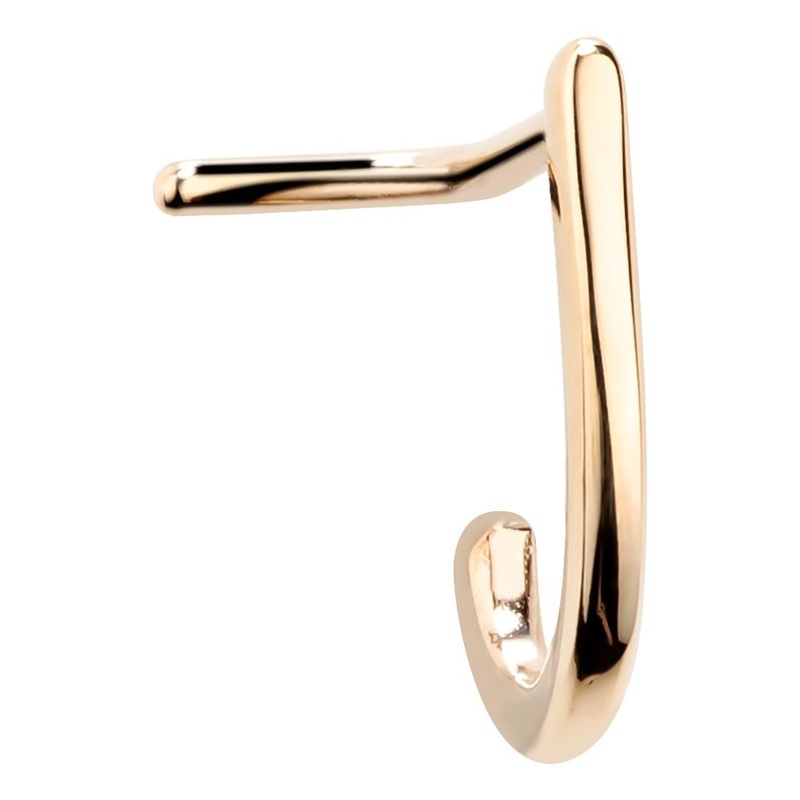 Faux Hoop 14K Gold Nose Ring 14K Yellow Gold