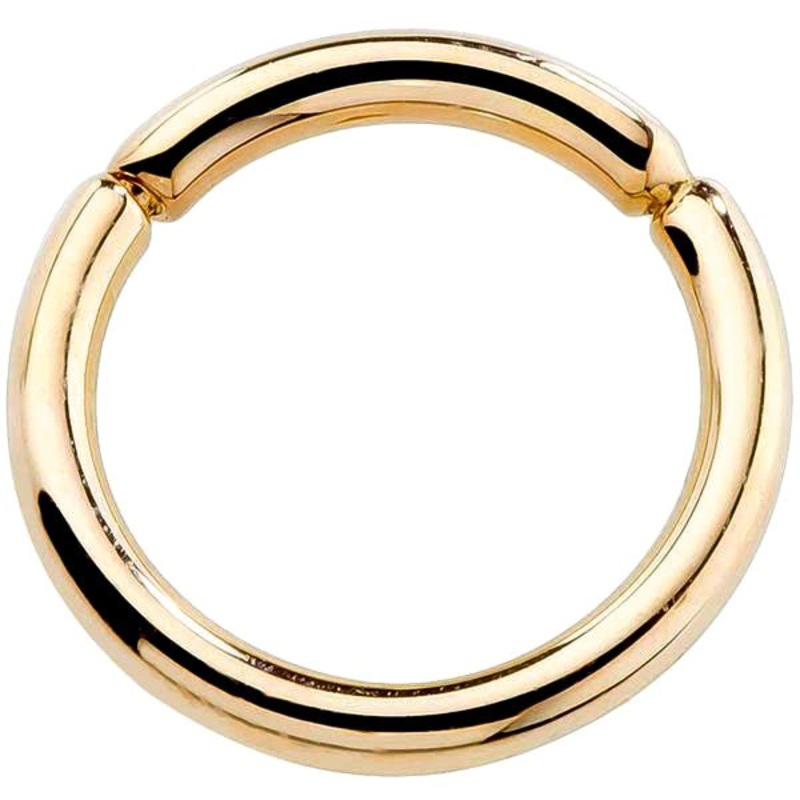 Segment Ring 14K Gold 14K Yellow Gold 18G 1/4″