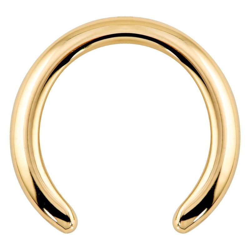 1.5mm Band 14K Gold Ear Cuff 14K Yellow Gold