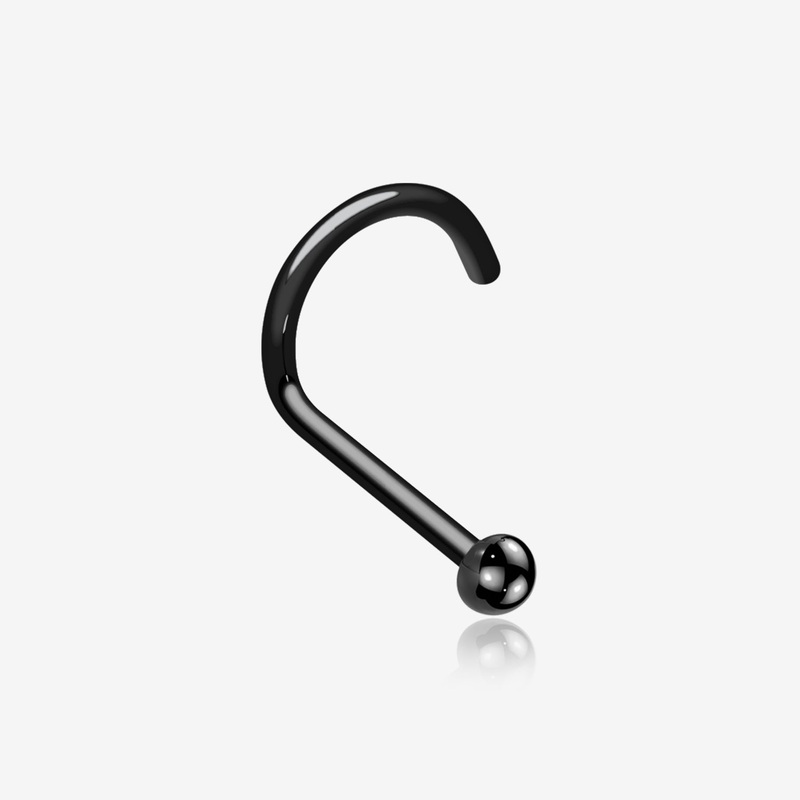 Implant Grade Titanium Blackline Dome Top Nose Screw Ring