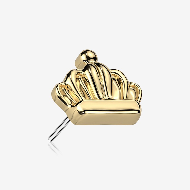 Implant Grade Titanium OneFit Threadless Golden Royal Crown Top Part