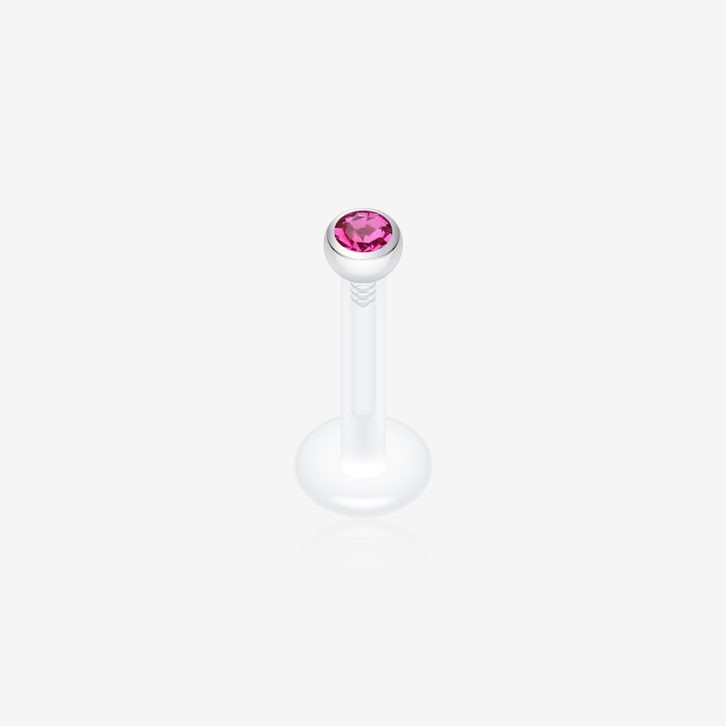 Bio-Flex Gem Ball Push-Fit Labret