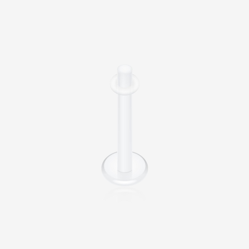 Bio Flexible Labret Type Retainer 16 GA (1.2mm), 5/16″ (8mm)