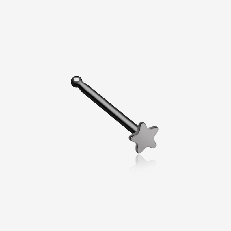 Colorline Steel Star Nose Stud Ring