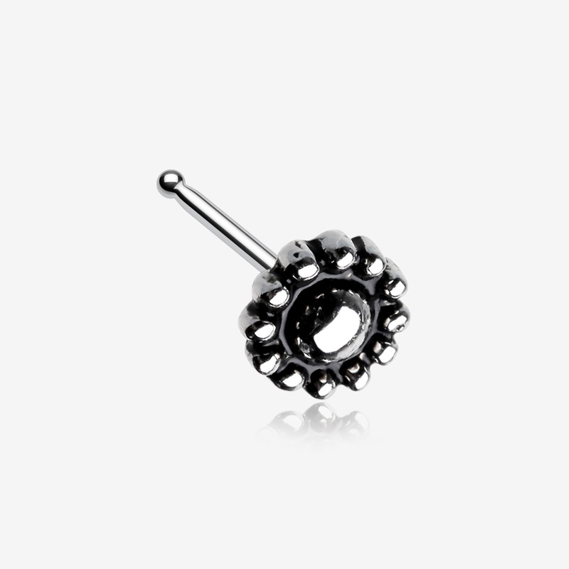 Aira Ornate Filigree Icon Nose Stud Ring