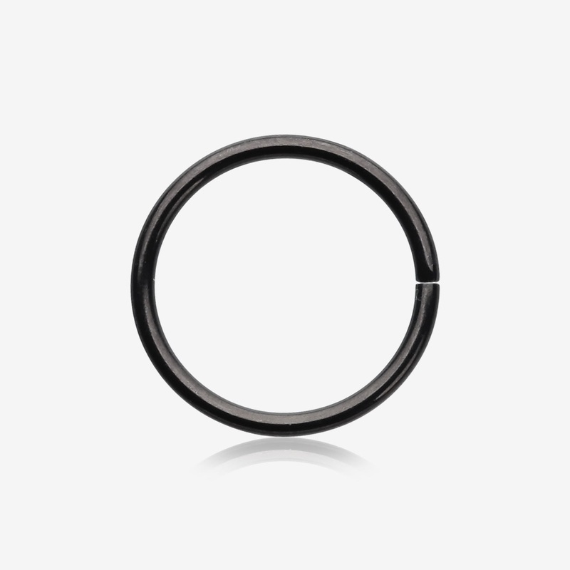 Blackline Basic Steel Bendable Hoop Ring 20 GA (0.8mm), 1/4″ (6mm)