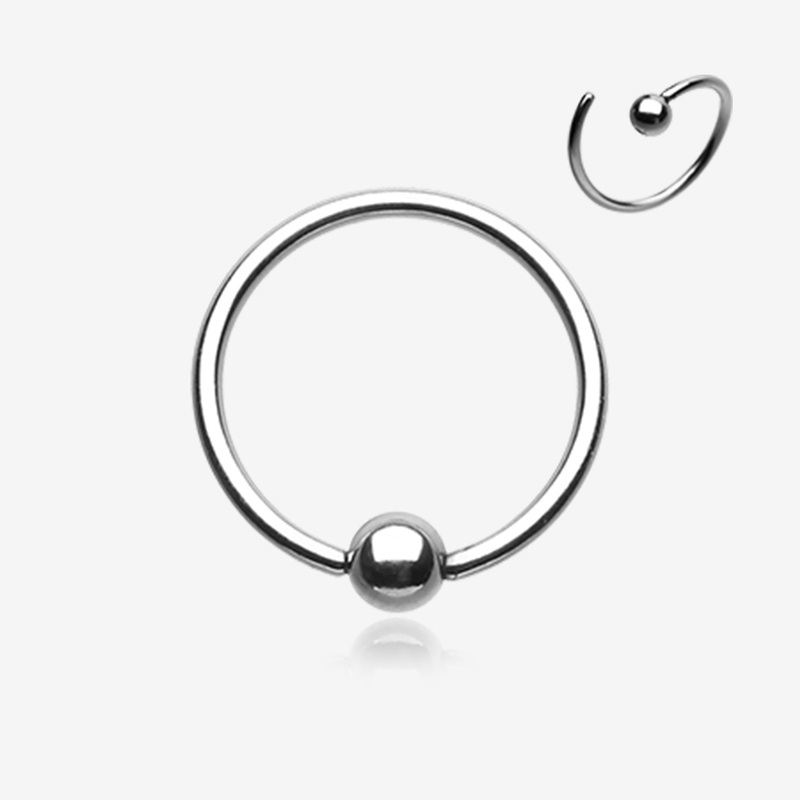 CBR Style Bendable Steel Nose Hoop* 20 GA (0.8mm), 5/16″ (8mm)