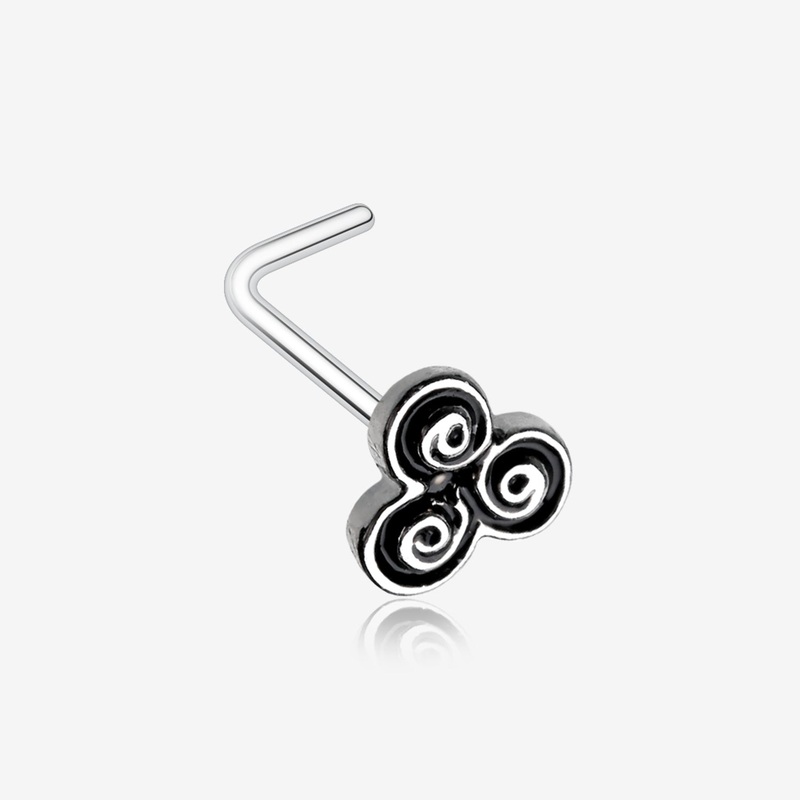 Trilogy Filigree Icon L-Shaped Nose Ring