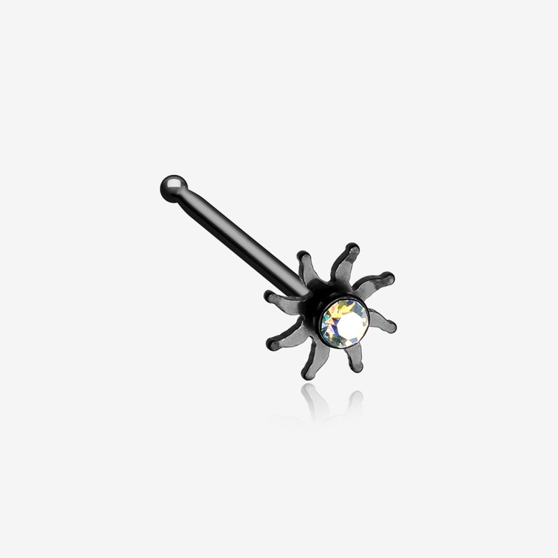 Colorline Blazing Sun Sparkle Nose Stud Ring