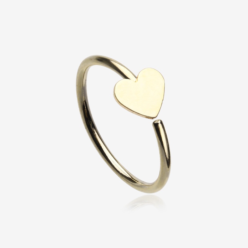 Golden Heart Bendable Hoop Ring 20 GA (0.8mm), 5/16″ (8mm)
