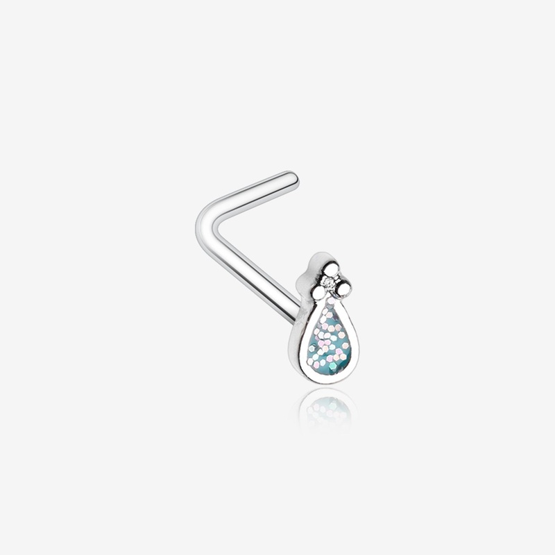 Mandala Ryn Sparkle L-Shaped Nose Ring