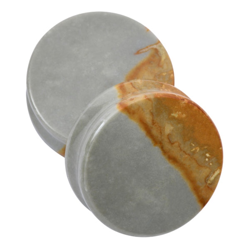Polychrome Jasper Plugs 00 gauge (10mm) Polychrome Jasper