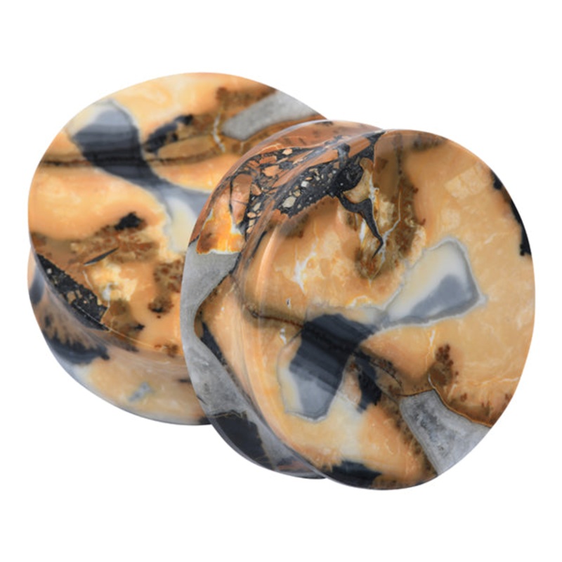 Scenic Maligano Jasper Plugs 00 gauge (10mm) Scenic Maligano Jasper