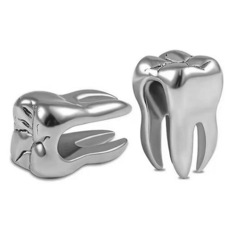 Wisdom Teeth Stainless Hangers 1/2 inch (12mm) Stainless Steel Pair