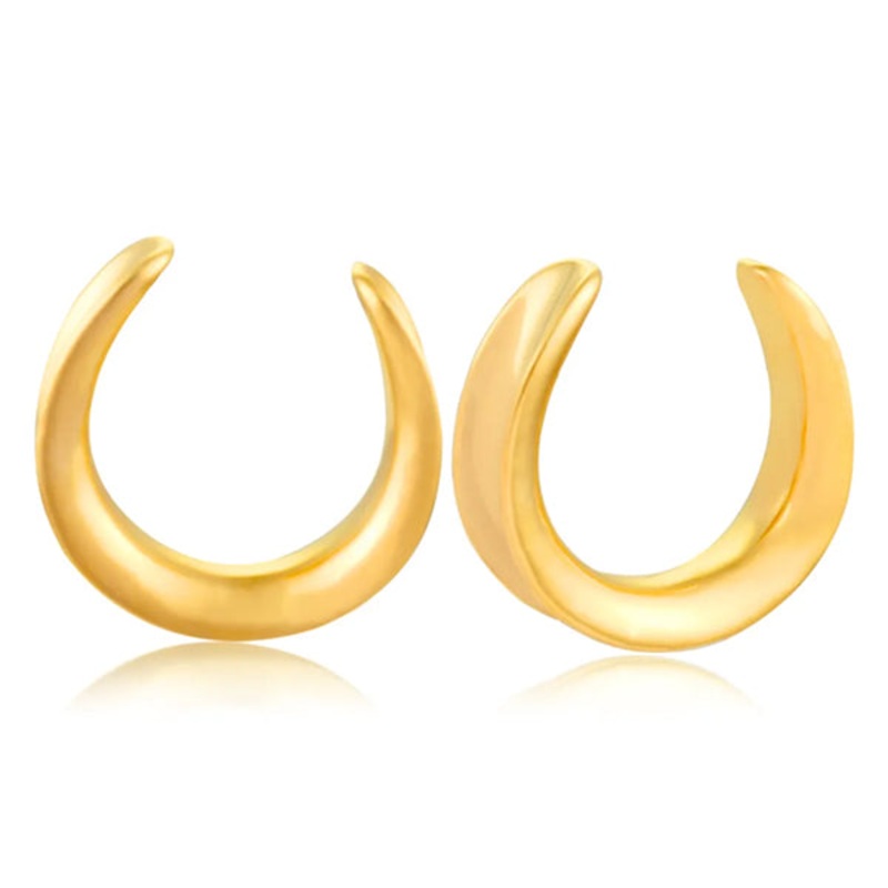 Simple Gold Saddle Spreaders 00 gauge (10mm) Gold Pair