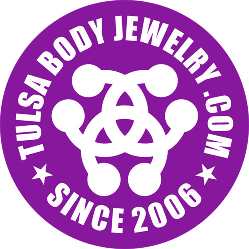 2″ TBJ Vinyl Sticker White Logo on Purple
