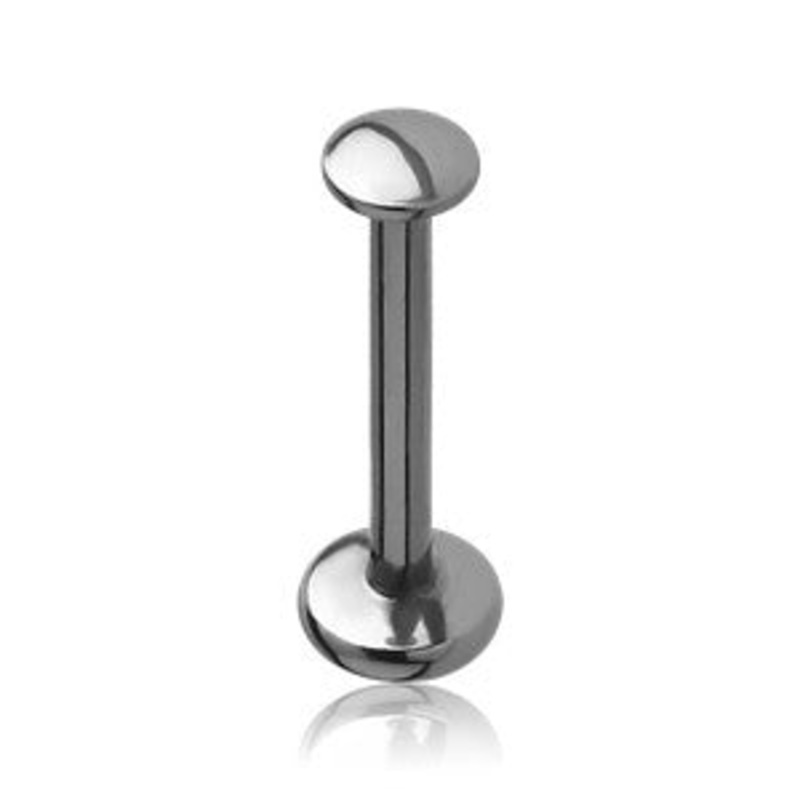 16g Disc Stainless Labret 16g – 1/4″ long (6mm) – 3mm disc Stainless Steel