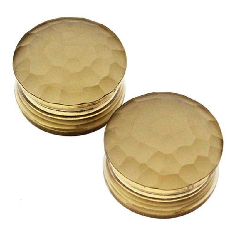 0g Bronze Martelle Plugs by Gorilla Glass 0 gauge (8mm) Bronze Pair