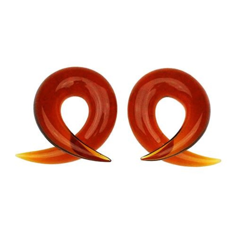Barbs by Gorilla Glass 8 gauge (3mm) Smoke Pair