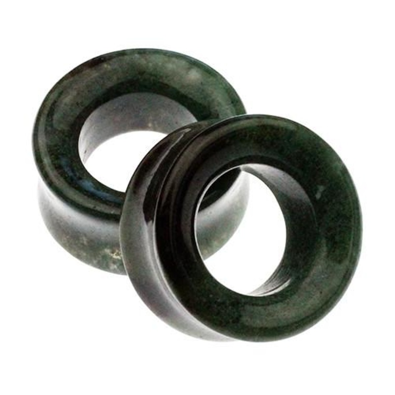 Bloodstone Eyelets by Oracle Body Jewelry 3/4 inch (19mm) Bloodstone Pair