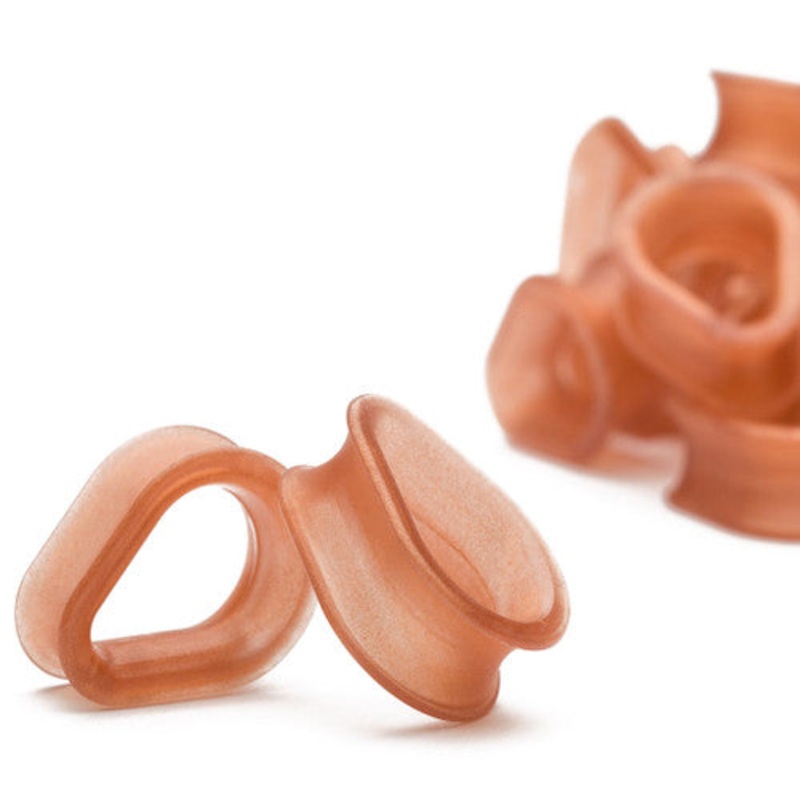 Rose Gold Hydra Eyelets by Kaos Softwear 00 gauge (9.3mm) Rose Gold